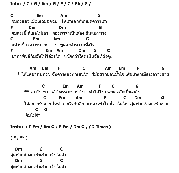 คอร์ดเพลง เนื้อเพลง อยู่กับเขาโทรหาเราทำไม, คอร์ดเพลง อยู่กับเขาโทรหาเราทำไม ของ แมรี่เจน, คอร์ดเพลงของ แมรี่เจน, เนื้อร้อง อยู่กับเขาโทรหาเราทำไม แมรี่เจน, อยู่กับเขาโทรหาเราทำไม คอร์ดง่าย ๆ, คอร์ด อยู่กับเขาโทรหาเราทำไม ต้นฉบับ