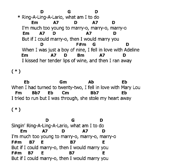คอร์ดเพลง เนื้อเพลง Ring-A-Ling-A-Lario, คอร์ดเพลง Ring-A-Ling-A-Lario ของ Jimmie Rodgers, คอร์ดเพลงของ Jimmie Rodgers, เนื้อร้อง Ring-A-Ling-A-Lario Jimmie Rodgers, Ring-A-Ling-A-Lario คอร์ดง่าย ๆ, คอร์ด Ring-A-Ling-A-Lario ต้นฉบับ