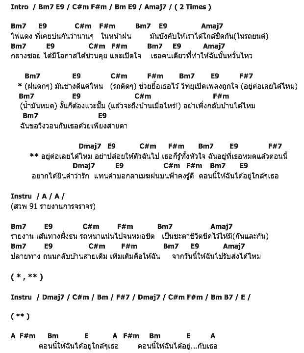 คอร์ดเพลง เนื้อเพลง อยู่ต่อเลยได้ไหม (Version หน้าฝน), คอร์ดเพลง อยู่ต่อเลยได้ไหม (Version หน้าฝน) ของ ว่าน ธนกฤต, คอร์ดเพลงของ ว่าน ธนกฤต, เนื้อร้อง อยู่ต่อเลยได้ไหม (Version หน้าฝน) ว่าน ธนกฤต, อยู่ต่อเลยได้ไหม (Version หน้าฝน) คอร์ดง่าย ๆ, คอร์ด อยู่ต่อเลยได้ไหม (Version หน้าฝน) ต้นฉบับ