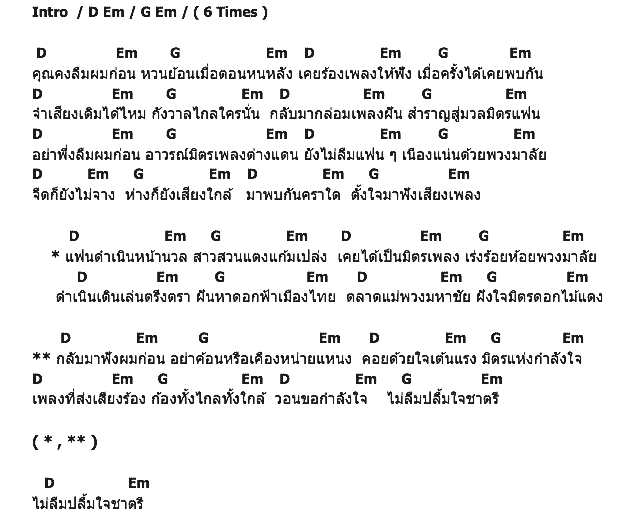คอร์ดเพลง เนื้อเพลง วอนแฟนเพลง, คอร์ดเพลง วอนแฟนเพลง ของ ชาตรี ศรีชล, คอร์ดเพลงของ ชาตรี ศรีชล, เนื้อร้อง วอนแฟนเพลง ชาตรี ศรีชล, วอนแฟนเพลง คอร์ดง่าย ๆ, คอร์ด วอนแฟนเพลง ต้นฉบับ