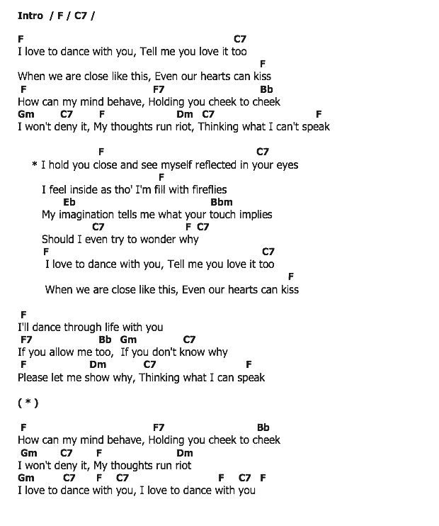 คอร์ดเพลง เนื้อเพลง I Love to Dance With You, คอร์ดเพลง I Love to Dance With You ของ Patti Page, คอร์ดเพลงของ Patti Page, เนื้อร้อง I Love to Dance With You Patti Page, I Love to Dance With You คอร์ดง่าย ๆ, คอร์ด I Love to Dance With You ต้นฉบับ