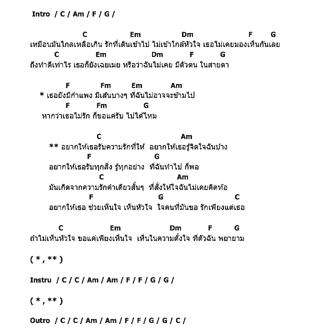 คอร์ดเพลง เนื้อเพลง เห็นใจ, คอร์ดเพลง เห็นใจ ของ อ่ำ อัมรินทร์, คอร์ดเพลงของ อ่ำ อัมรินทร์, เนื้อร้อง เห็นใจ อ่ำ อัมรินทร์, เห็นใจ คอร์ดง่าย ๆ, คอร์ด เห็นใจ ต้นฉบับ