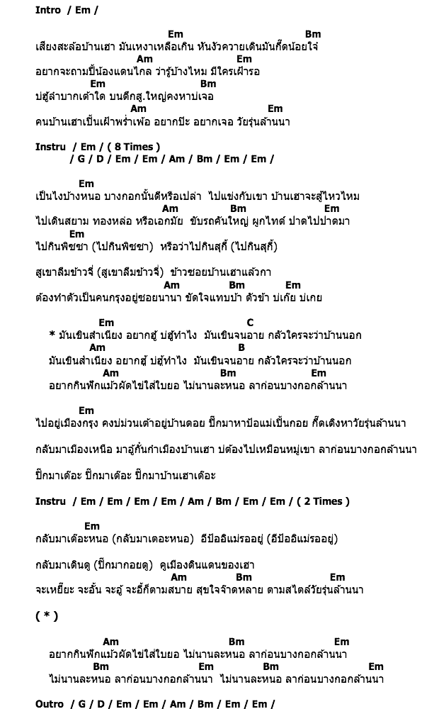คอร์ดเพลง เนื้อเพลง บางกอกล้านนา, คอร์ดเพลง บางกอกล้านนา ของ SL Music Feat.มิ้ลค์ เพ็ญพิสุทธิ์, คอร์ดเพลงของ SL Music Feat.มิ้ลค์ เพ็ญพิสุทธิ์, เนื้อร้อง บางกอกล้านนา SL Music Feat.มิ้ลค์ เพ็ญพิสุทธิ์, บางกอกล้านนา คอร์ดง่าย ๆ, คอร์ด บางกอกล้านนา ต้นฉบับ