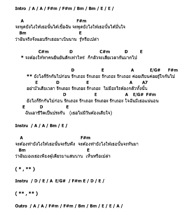 คอร์ดเพลง เนื้อเพลง รักเถอะ, คอร์ดเพลง รักเถอะ ของ อาร์ม วีรยุทธ, คอร์ดเพลงของ อาร์ม วีรยุทธ, เนื้อร้อง รักเถอะ อาร์ม วีรยุทธ, รักเถอะ คอร์ดง่าย ๆ, คอร์ด รักเถอะ ต้นฉบับ