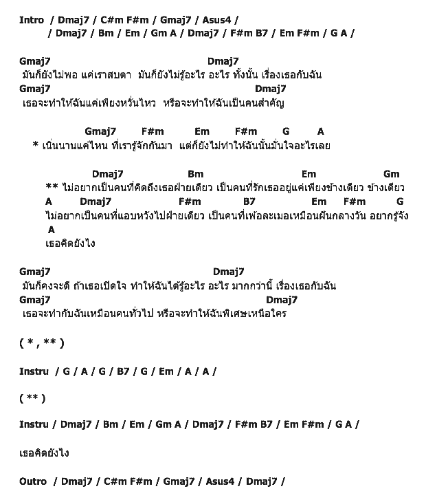 คอร์ดเพลง เนื้อเพลง ฝ่ายเดียว, คอร์ดเพลง ฝ่ายเดียว ของ กั้ง วรกร The Star, คอร์ดเพลงของ กั้ง วรกร The Star, เนื้อร้อง ฝ่ายเดียว กั้ง วรกร The Star, ฝ่ายเดียว คอร์ดง่าย ๆ, คอร์ด ฝ่ายเดียว ต้นฉบับ