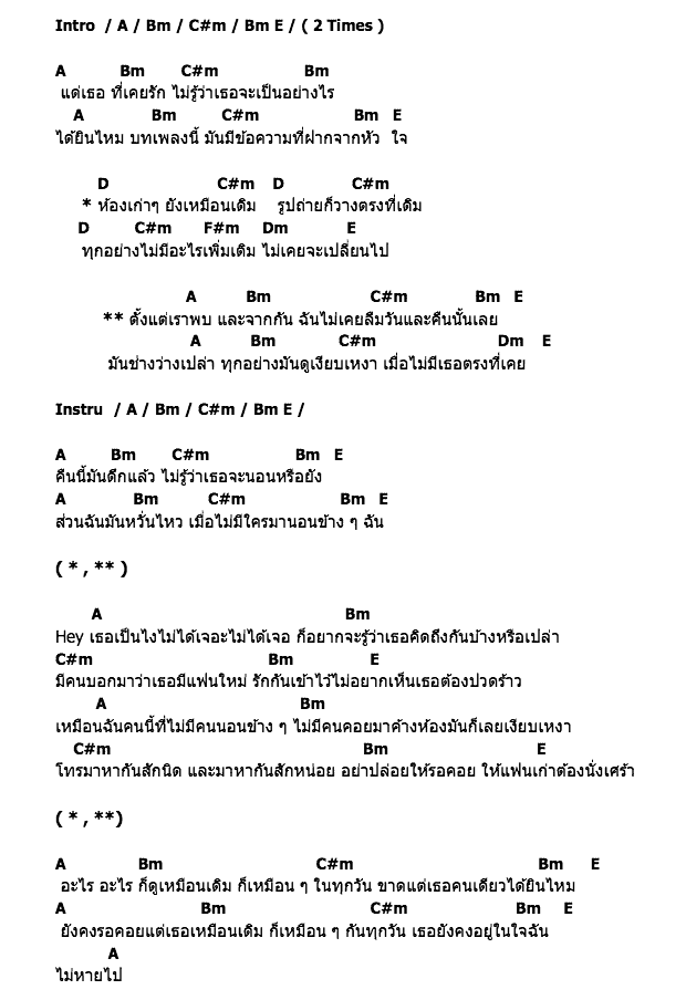 คอร์ดเพลง เนื้อเพลง ห้องเก่าๆ, คอร์ดเพลง ห้องเก่าๆ ของ Basher, คอร์ดเพลงของ Basher, เนื้อร้อง ห้องเก่าๆ Basher, ห้องเก่าๆ คอร์ดง่าย ๆ, คอร์ด ห้องเก่าๆ ต้นฉบับ