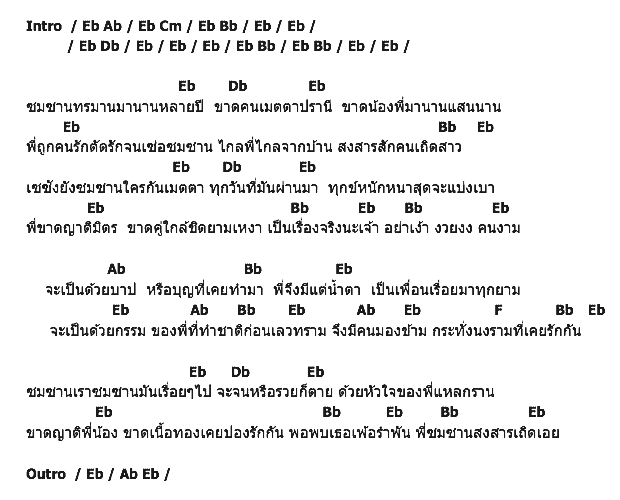 คอร์ดเพลง เนื้อเพลง ซมซาน, คอร์ดเพลง ซมซาน ของ ชาตรี ศรีชล, คอร์ดเพลงของ ชาตรี ศรีชล, เนื้อร้อง ซมซาน ชาตรี ศรีชล, ซมซาน คอร์ดง่าย ๆ, คอร์ด ซมซาน ต้นฉบับ