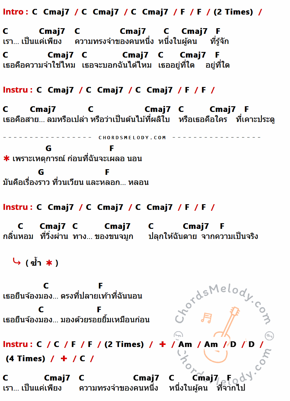 คอร์ดเพลง Sleep Tight (03.00 A.M.) - Solitude Is Bliss เนื้อร้อง มีคอร์ดกีต้าร์ ในกลุ่มคีย์ F,C,Cmaj7,G,Am,D กำกับ