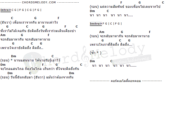 คอร์ดเพลง เนื้อเพลง ไม่ไกลเกินเพื่อน, คอร์ดเพลง ไม่ไกลเกินเพื่อน ของ ธันวา ราศีธนู Feat.รอน อรัณย์, คอร์ดเพลงของ ธันวา ราศีธนู Feat.รอน อรัณย์, เนื้อร้อง ไม่ไกลเกินเพื่อน ธันวา ราศีธนู Feat.รอน อรัณย์, ไม่ไกลเกินเพื่อน คอร์ดง่าย ๆ, คอร์ด ไม่ไกลเกินเพื่อน ต้นฉบับ