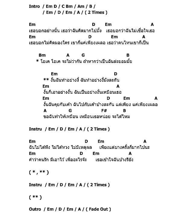 คอร์ดเพลง เนื้อเพลง ตกลงมั้ย, คอร์ดเพลง ตกลงมั้ย ของ นิว จิ๋ว, คอร์ดเพลงของ นิว จิ๋ว, เนื้อร้อง ตกลงมั้ย นิว จิ๋ว, ตกลงมั้ย คอร์ดง่าย ๆ, คอร์ด ตกลงมั้ย ต้นฉบับ