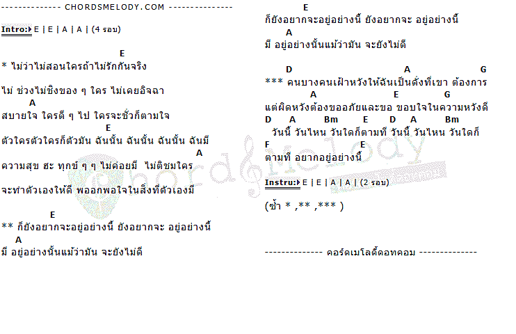 คอร์ดเพลง เนื้อเพลง อยากอยู่อย่างนี้, คอร์ดเพลง อยากอยู่อย่างนี้ ของ หรั่ง ร็อคเคสตร้า, คอร์ดเพลงของ หรั่ง ร็อคเคสตร้า, เนื้อร้อง อยากอยู่อย่างนี้ หรั่ง ร็อคเคสตร้า, อยากอยู่อย่างนี้ คอร์ดง่าย ๆ, คอร์ด อยากอยู่อย่างนี้ ต้นฉบับ