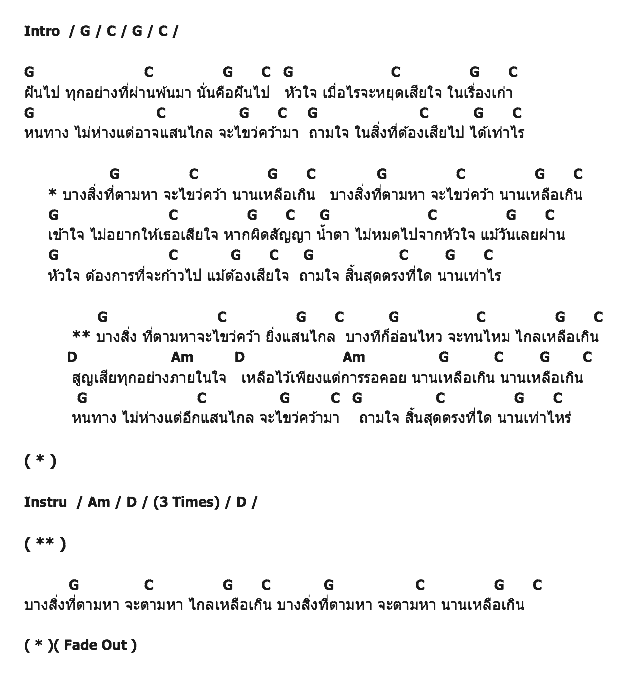 คอร์ดเพลง เนื้อเพลง นานเหลือเกิน, คอร์ดเพลง นานเหลือเกิน ของ อัยย์, คอร์ดเพลงของ อัยย์, เนื้อร้อง นานเหลือเกิน อัยย์, นานเหลือเกิน คอร์ดง่าย ๆ, คอร์ด นานเหลือเกิน ต้นฉบับ