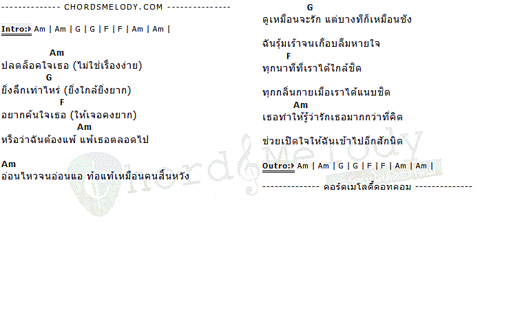 คอร์ดเพลง เนื้อเพลง รหัสปริศนา, คอร์ดเพลง รหัสปริศนา ของ ภาณุพงศ์ ยาชูชีพ, คอร์ดเพลงของ ภาณุพงศ์ ยาชูชีพ, เนื้อร้อง รหัสปริศนา ภาณุพงศ์ ยาชูชีพ, รหัสปริศนา คอร์ดง่าย ๆ, คอร์ด รหัสปริศนา ต้นฉบับ