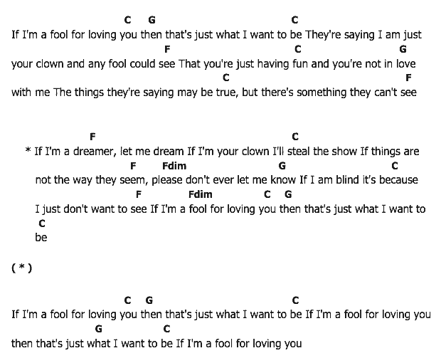 คอร์ดเพลง เนื้อเพลง If I'm A Fool, คอร์ดเพลง If I'm A Fool ของ Elvis presley, คอร์ดเพลงของ Elvis presley, เนื้อร้อง If I'm A Fool Elvis presley, If I'm A Fool คอร์ดง่าย ๆ, คอร์ด If I'm A Fool ต้นฉบับ