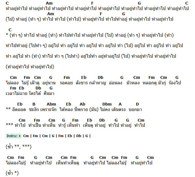 คอร์ดเพลง เนื้อเพลง ทำอยู่ทำไป, คอร์ดเพลง ทำอยู่ทำไป ของ เต๋อ เรวัต พุทธินันท์, คอร์ดเพลงของ เต๋อ เรวัต พุทธินันท์, เนื้อร้อง ทำอยู่ทำไป เต๋อ เรวัต พุทธินันท์, ทำอยู่ทำไป คอร์ดง่าย ๆ, คอร์ด ทำอยู่ทำไป ต้นฉบับ