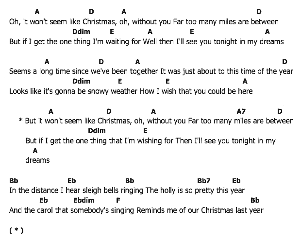 คอร์ดเพลง เนื้อเพลง It Won't Seem Like Christmas, คอร์ดเพลง It Won't Seem Like Christmas ของ Elvis presley, คอร์ดเพลงของ Elvis presley, เนื้อร้อง It Won't Seem Like Christmas Elvis presley, It Won't Seem Like Christmas คอร์ดง่าย ๆ, คอร์ด It Won't Seem Like Christmas ต้นฉบับ