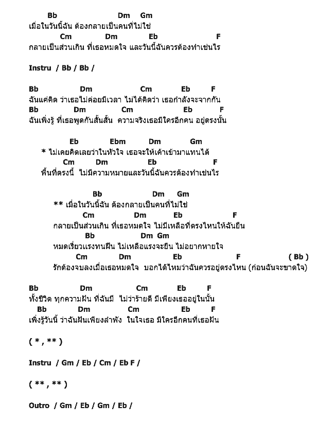 คอร์ดเพลง เนื้อเพลง พื้นที่ทับซ้อน, คอร์ดเพลง พื้นที่ทับซ้อน ของ Boy Peacemaker, คอร์ดเพลงของ Boy Peacemaker, เนื้อร้อง พื้นที่ทับซ้อน Boy Peacemaker, พื้นที่ทับซ้อน คอร์ดง่าย ๆ, คอร์ด พื้นที่ทับซ้อน ต้นฉบับ
