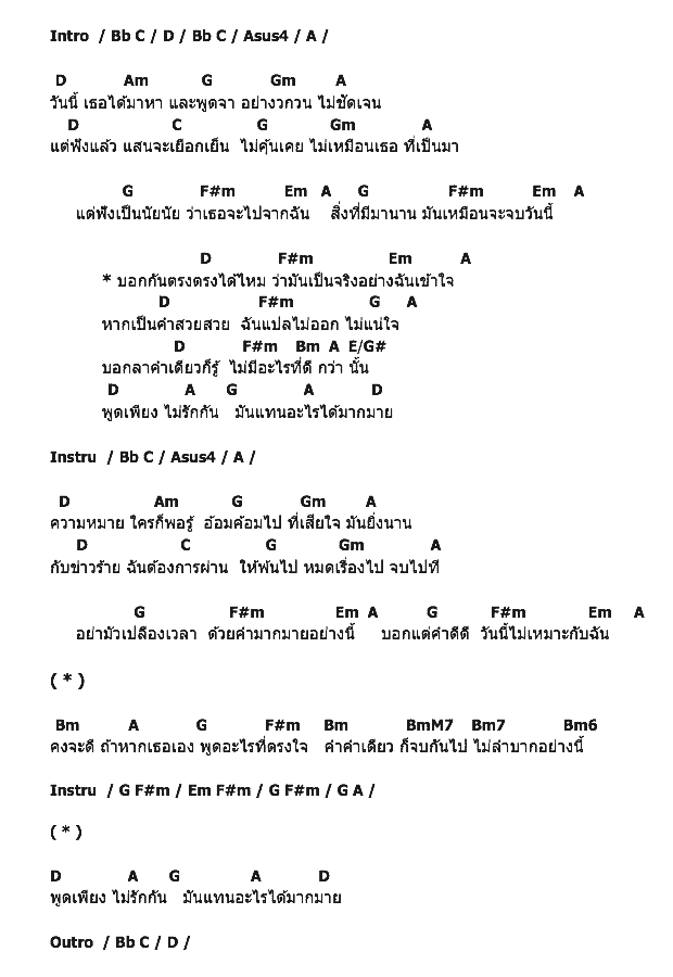 คอร์ดเพลง เนื้อเพลง คำเดียวก็รู้, คอร์ดเพลง คำเดียวก็รู้ ของ Bird ธงไชย, คอร์ดเพลงของ Bird ธงไชย, เนื้อร้อง คำเดียวก็รู้ Bird ธงไชย, คำเดียวก็รู้ คอร์ดง่าย ๆ, คอร์ด คำเดียวก็รู้ ต้นฉบับ