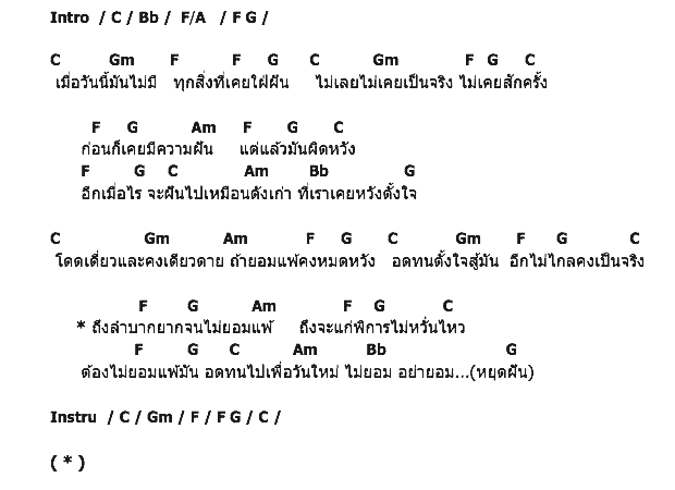คอร์ดเพลง เนื้อเพลง อย่าหยุดฝัน, คอร์ดเพลง อย่าหยุดฝัน ของ ฤทธิพร อินสว่าง, คอร์ดเพลงของ ฤทธิพร อินสว่าง, เนื้อร้อง อย่าหยุดฝัน ฤทธิพร อินสว่าง, อย่าหยุดฝัน คอร์ดง่าย ๆ, คอร์ด อย่าหยุดฝัน ต้นฉบับ