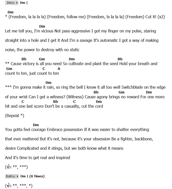 คอร์ดเพลง เนื้อเพลง Cut The Cord, คอร์ดเพลง Cut The Cord ของ Shinedown, คอร์ดเพลงของ Shinedown, เนื้อร้อง Cut The Cord Shinedown, Cut The Cord คอร์ดง่าย ๆ, คอร์ด Cut The Cord ต้นฉบับ