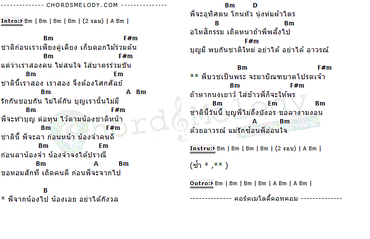 คอร์ดเพลง เนื้อเพลง ทำบุญร่วมชาติ, คอร์ดเพลง ทำบุญร่วมชาติ ของ เบน ชลาทิศ Feat.อาภาพร นครสวรรค์, คอร์ดเพลงของ เบน ชลาทิศ Feat.อาภาพร นครสวรรค์, เนื้อร้อง ทำบุญร่วมชาติ เบน ชลาทิศ Feat.อาภาพร นครสวรรค์, ทำบุญร่วมชาติ คอร์ดง่าย ๆ, คอร์ด ทำบุญร่วมชาติ ต้นฉบับ