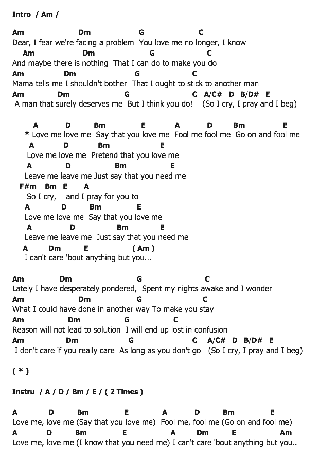 คอร์ดเพลง เนื้อเพลง Lovefool, คอร์ดเพลง Lovefool ของ The Cardigans, คอร์ดเพลงของ The Cardigans, เนื้อร้อง Lovefool The Cardigans, Lovefool คอร์ดง่าย ๆ, คอร์ด Lovefool ต้นฉบับ