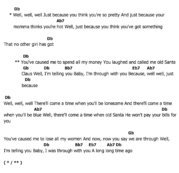คอร์ดเพลง เนื้อเพลง Just Because, คอร์ดเพลง Just Because ของ Elvis presley, คอร์ดเพลงของ Elvis presley, เนื้อร้อง Just Because Elvis presley, Just Because คอร์ดง่าย ๆ, คอร์ด Just Because ต้นฉบับ