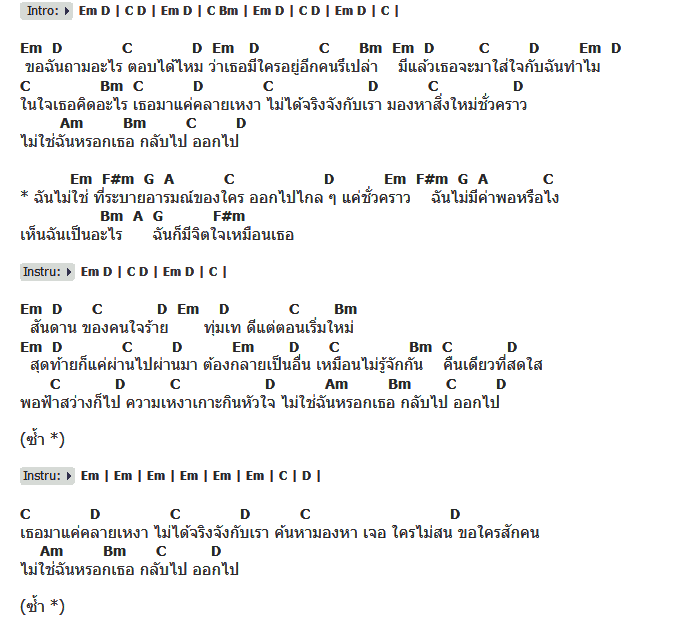 คอร์ดเพลง เนื้อเพลง ฉันไม่ใช่( ที่ระบาย...), คอร์ดเพลง ฉันไม่ใช่( ที่ระบาย...) ของ หิน เหล็ก ไฟ, คอร์ดเพลงของ หิน เหล็ก ไฟ, เนื้อร้อง ฉันไม่ใช่( ที่ระบาย...) หิน เหล็ก ไฟ, ฉันไม่ใช่( ที่ระบาย...) คอร์ดง่าย ๆ, คอร์ด ฉันไม่ใช่( ที่ระบาย...) ต้นฉบับ