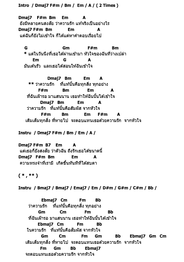 คอร์ดเพลง เนื้อเพลง จากหัวใจ, คอร์ดเพลง จากหัวใจ ของ Gesplanet, คอร์ดเพลงของ Gesplanet, เนื้อร้อง จากหัวใจ Gesplanet, จากหัวใจ คอร์ดง่าย ๆ, คอร์ด จากหัวใจ ต้นฉบับ