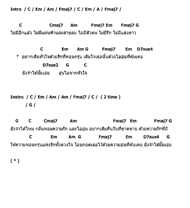 คอร์ดเพลง เนื้อเพลง ไออุ่นที่คุ้นเคย, คอร์ดเพลง ไออุ่นที่คุ้นเคย ของ Double U, คอร์ดเพลงของ Double U, เนื้อร้อง ไออุ่นที่คุ้นเคย Double U, ไออุ่นที่คุ้นเคย คอร์ดง่าย ๆ, คอร์ด ไออุ่นที่คุ้นเคย ต้นฉบับ