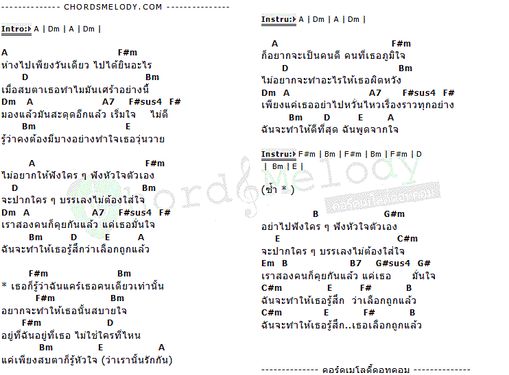คอร์ดเพลง เนื้อเพลง ฟังหัวใจตัวเอง, คอร์ดเพลง ฟังหัวใจตัวเอง ของ มาช่า, คอร์ดเพลงของ มาช่า, เนื้อร้อง ฟังหัวใจตัวเอง มาช่า, ฟังหัวใจตัวเอง คอร์ดง่าย ๆ, คอร์ด ฟังหัวใจตัวเอง ต้นฉบับ