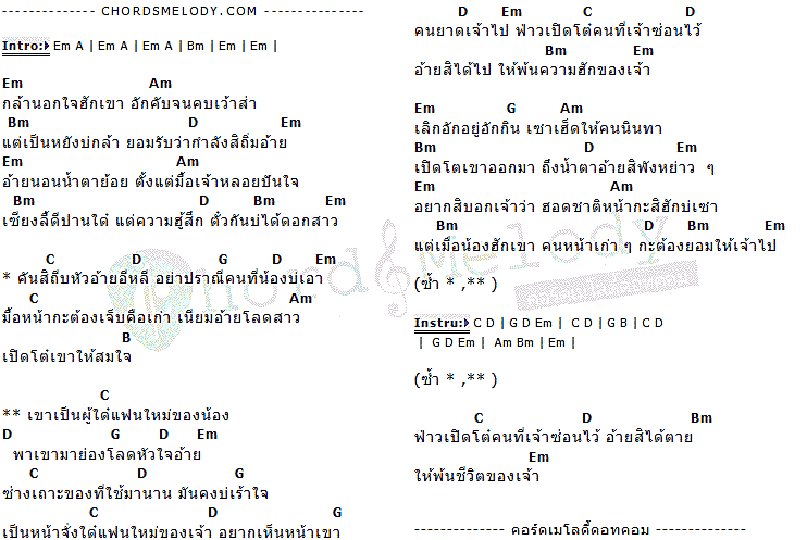 คอร์ดเพลง เนื้อเพลง เปิดตัวแฟนใหม่, คอร์ดเพลง เปิดตัวแฟนใหม่ ของ เป็นตา, คอร์ดเพลงของ เป็นตา, เนื้อร้อง เปิดตัวแฟนใหม่ เป็นตา, เปิดตัวแฟนใหม่ คอร์ดง่าย ๆ, คอร์ด เปิดตัวแฟนใหม่ ต้นฉบับ