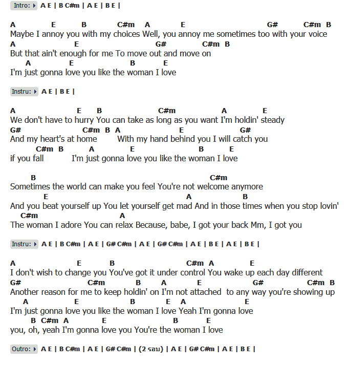 คอร์ดเพลง เนื้อเพลง The Woman I Love, คอร์ดเพลง The Woman I Love ของ Jason Mraz, คอร์ดเพลงของ Jason Mraz, เนื้อร้อง The Woman I Love Jason Mraz, The Woman I Love คอร์ดง่าย ๆ, คอร์ด The Woman I Love ต้นฉบับ