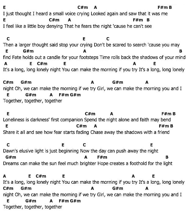 คอร์ดเพลง เนื้อเพลง We Can Make It In The Morning, คอร์ดเพลง We Can Make It In The Morning ของ Elvis presley, คอร์ดเพลงของ Elvis presley, เนื้อร้อง We Can Make It In The Morning Elvis presley, We Can Make It In The Morning คอร์ดง่าย ๆ, คอร์ด We Can Make It In The Morning ต้นฉบับ