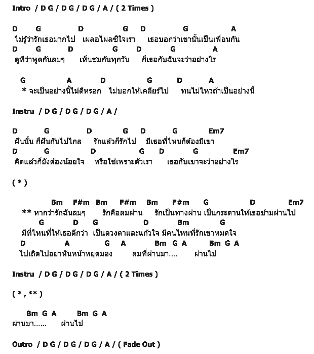 คอร์ดเพลง เนื้อเพลง รักลมลม, คอร์ดเพลง รักลมลม ของ ธีร์ ไชยเดช, คอร์ดเพลงของ ธีร์ ไชยเดช, เนื้อร้อง รักลมลม ธีร์ ไชยเดช, รักลมลม คอร์ดง่าย ๆ, คอร์ด รักลมลม ต้นฉบับ