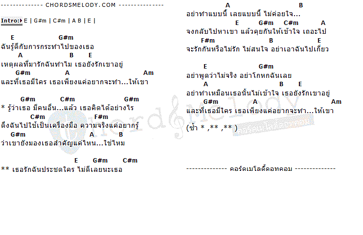 คอร์ดเพลง เนื้อเพลง รักฉันประชดใคร, คอร์ดเพลง รักฉันประชดใคร ของ Am Fine, คอร์ดเพลงของ Am Fine, เนื้อร้อง รักฉันประชดใคร Am Fine, รักฉันประชดใคร คอร์ดง่าย ๆ, คอร์ด รักฉันประชดใคร ต้นฉบับ