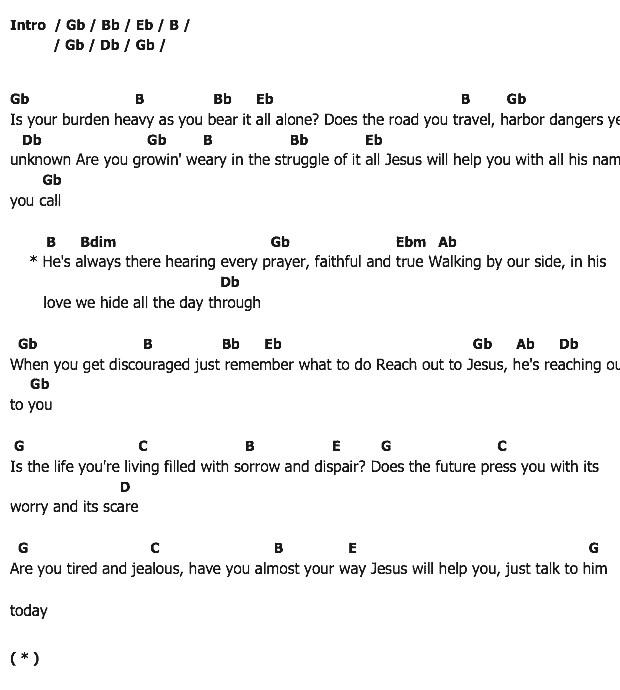 คอร์ดเพลง เนื้อเพลง Reach Out To Jesus, คอร์ดเพลง Reach Out To Jesus ของ Elvis Presley, คอร์ดเพลงของ Elvis Presley, เนื้อร้อง Reach Out To Jesus Elvis Presley, Reach Out To Jesus คอร์ดง่าย ๆ, คอร์ด Reach Out To Jesus ต้นฉบับ
