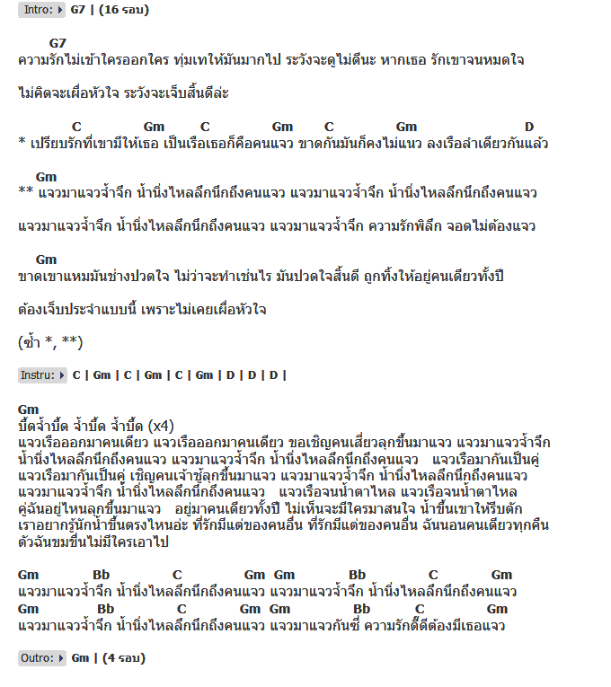 คอร์ดเพลง เนื้อเพลง แจว, คอร์ดเพลง แจว ของ Magenta, คอร์ดเพลงของ Magenta, เนื้อร้อง แจว Magenta, แจว คอร์ดง่าย ๆ, คอร์ด แจว ต้นฉบับ