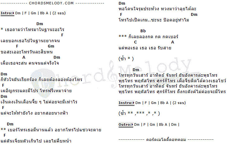 คอร์ดเพลง เนื้อเพลง โทรไปในฐานะยากจน, คอร์ดเพลง โทรไปในฐานะยากจน ของ เส้นเล็ก, คอร์ดเพลงของ เส้นเล็ก, เนื้อร้อง โทรไปในฐานะยากจน เส้นเล็ก, โทรไปในฐานะยากจน คอร์ดง่าย ๆ, คอร์ด โทรไปในฐานะยากจน ต้นฉบับ