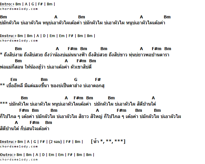 คอร์ดเพลง เนื้อเพลง ผัวเขาบ่เอาดอก, คอร์ดเพลง ผัวเขาบ่เอาดอก ของ เนย วรัญญา รุ่งแสง, คอร์ดเพลงของ เนย วรัญญา รุ่งแสง, เนื้อร้อง ผัวเขาบ่เอาดอก เนย วรัญญา รุ่งแสง, ผัวเขาบ่เอาดอก คอร์ดง่าย ๆ, คอร์ด ผัวเขาบ่เอาดอก ต้นฉบับ