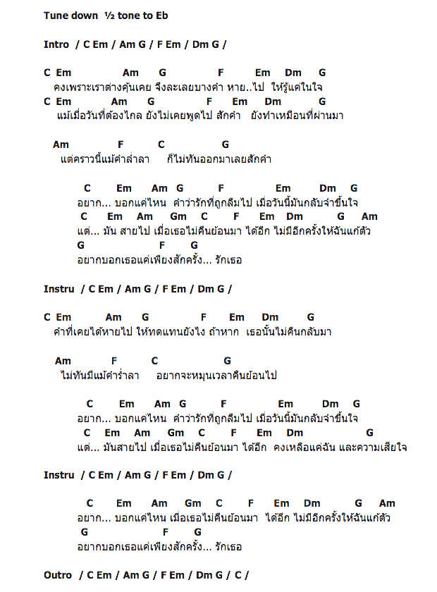 คอร์ดเพลง เนื้อเพลง คำที่หายไป, คอร์ดเพลง คำที่หายไป ของ นิค ญาดา, คอร์ดเพลงของ นิค ญาดา, เนื้อร้อง คำที่หายไป นิค ญาดา, คำที่หายไป คอร์ดง่าย ๆ, คอร์ด คำที่หายไป ต้นฉบับ