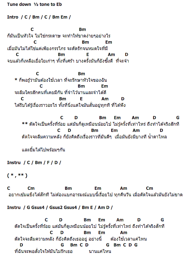 คอร์ดเพลง เนื้อเพลง ตัดใจครั้งที่ร้อย, คอร์ดเพลง ตัดใจครั้งที่ร้อย ของ กบ วีรศักดิ์, คอร์ดเพลงของ กบ วีรศักดิ์, เนื้อร้อง ตัดใจครั้งที่ร้อย กบ วีรศักดิ์, ตัดใจครั้งที่ร้อย คอร์ดง่าย ๆ, คอร์ด ตัดใจครั้งที่ร้อย ต้นฉบับ