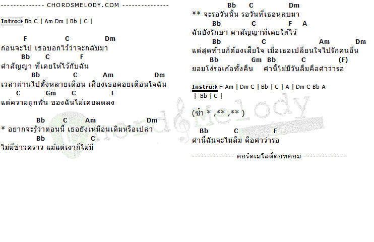 คอร์ดเพลง เนื้อเพลง รอเธอหลบมา, คอร์ดเพลง รอเธอหลบมา ของ วงมะหาด, คอร์ดเพลงของ วงมะหาด, เนื้อร้อง รอเธอหลบมา วงมะหาด, รอเธอหลบมา คอร์ดง่าย ๆ, คอร์ด รอเธอหลบมา ต้นฉบับ