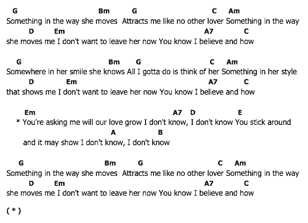 คอร์ดเพลง เนื้อเพลง Something, คอร์ดเพลง Something ของ Elvis presley, คอร์ดเพลงของ Elvis presley, เนื้อร้อง Something Elvis presley, Something คอร์ดง่าย ๆ, คอร์ด Something ต้นฉบับ