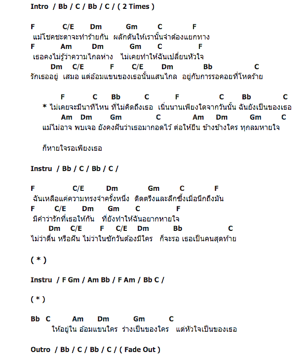 คอร์ดเพลง เนื้อเพลง หายใจรอเธอ, คอร์ดเพลง หายใจรอเธอ ของ ฝ้าย Am Fine, คอร์ดเพลงของ ฝ้าย Am Fine, เนื้อร้อง หายใจรอเธอ ฝ้าย Am Fine, หายใจรอเธอ คอร์ดง่าย ๆ, คอร์ด หายใจรอเธอ ต้นฉบับ
