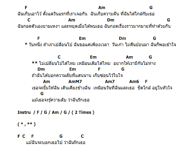 คอร์ดเพลง เนื้อเพลง สารภาพ, คอร์ดเพลง สารภาพ ของ Mariah Mu, คอร์ดเพลงของ Mariah Mu, เนื้อร้อง สารภาพ Mariah Mu, สารภาพ คอร์ดง่าย ๆ, คอร์ด สารภาพ ต้นฉบับ