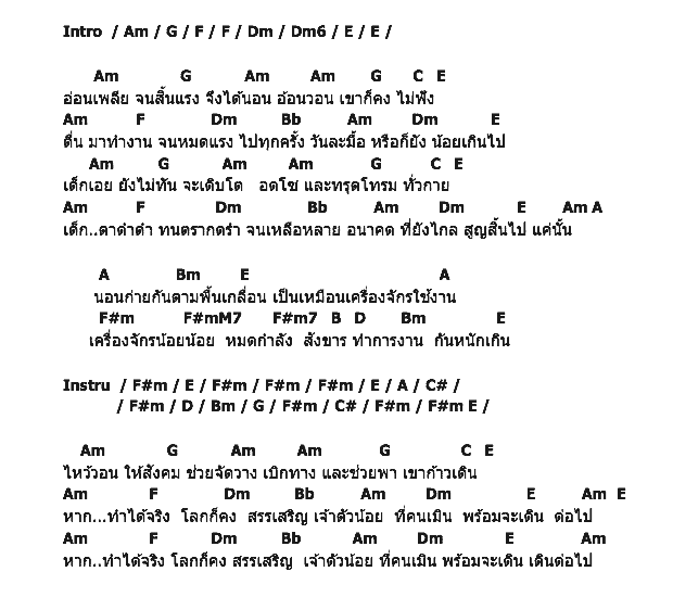 คอร์ดเพลง เนื้อเพลง เครื่องจักรน้อยๆ, คอร์ดเพลง เครื่องจักรน้อยๆ ของ อำพล ลำพูน, คอร์ดเพลงของ อำพล ลำพูน, เนื้อร้อง เครื่องจักรน้อยๆ อำพล ลำพูน, เครื่องจักรน้อยๆ คอร์ดง่าย ๆ, คอร์ด เครื่องจักรน้อยๆ ต้นฉบับ