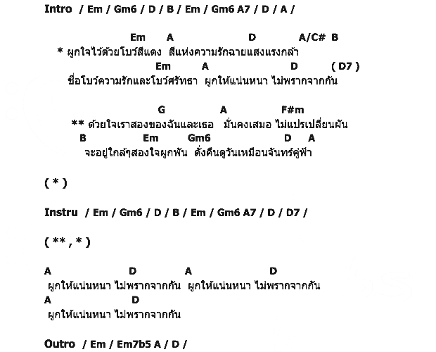 คอร์ดเพลง เนื้อเพลง โบว์สีแดง, คอร์ดเพลง โบว์สีแดง ของ Grand Ex, คอร์ดเพลงของ Grand Ex, เนื้อร้อง โบว์สีแดง Grand Ex, โบว์สีแดง คอร์ดง่าย ๆ, คอร์ด โบว์สีแดง ต้นฉบับ