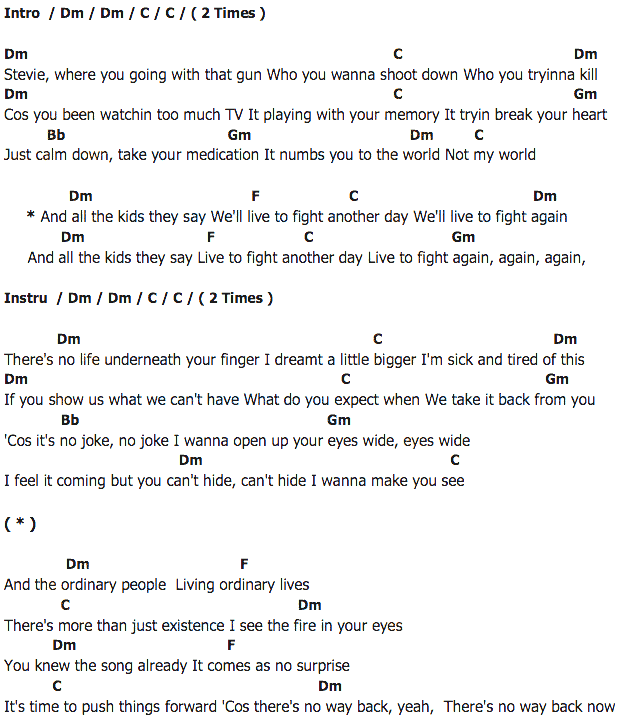 คอร์ดเพลง เนื้อเพลง Stevie, คอร์ดเพลง Stevie ของ Kasabian, คอร์ดเพลงของ Kasabian, เนื้อร้อง Stevie Kasabian, Stevie คอร์ดง่าย ๆ, คอร์ด Stevie ต้นฉบับ