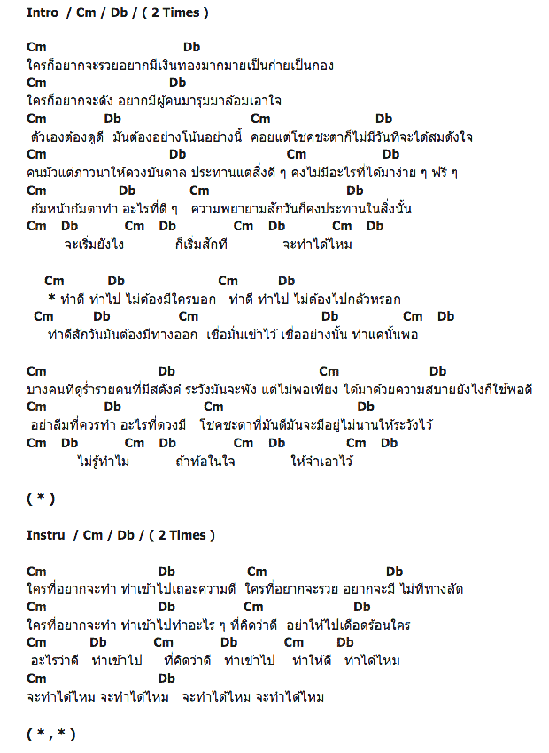 คอร์ดเพลง เนื้อเพลง คิดว่าดีก็ทำไป, คอร์ดเพลง คิดว่าดีก็ทำไป ของ Maprang Jofax, คอร์ดเพลงของ Maprang Jofax, เนื้อร้อง คิดว่าดีก็ทำไป Maprang Jofax, คิดว่าดีก็ทำไป คอร์ดง่าย ๆ, คอร์ด คิดว่าดีก็ทำไป ต้นฉบับ